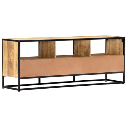 Meuble Tv 120X30X45 Cm Bois Solide De Manguier