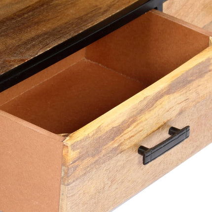Meuble Tv 120X30X45 Cm Bois Solide De Manguier