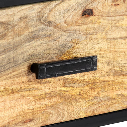 Meuble Tv 120X30X45 Cm Bois Solide De Manguier