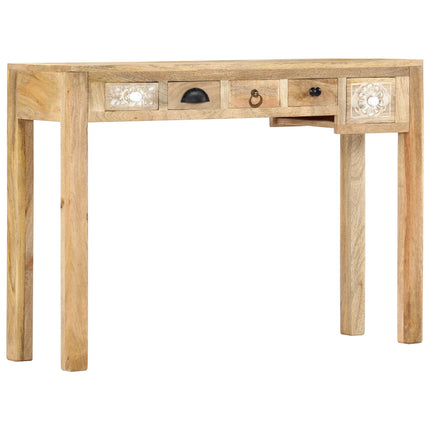 Table Console 110 X 30 X 75 Cm Bois De Manguier Massif