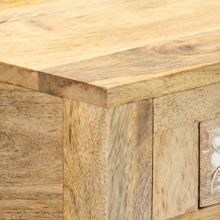 Table Console 110 X 30 X 75 Cm Bois De Manguier Massif