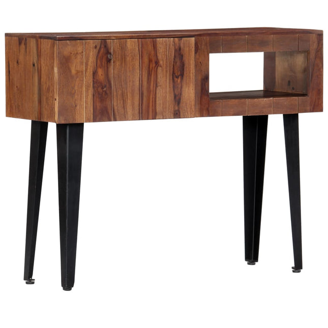 Table Console 90X30X75 Cm Bois Massif
