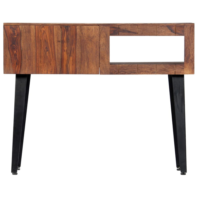 Table Console 90X30X75 Cm Bois Massif
