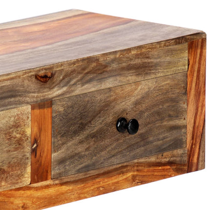 Table Console Murale 100X25X20 Cm Bois Massif