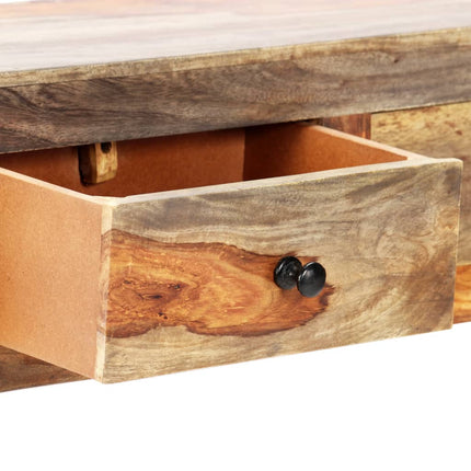 Table Console Murale 100X25X20 Cm Bois Massif