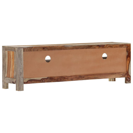 Meuble Tv Bois Massif 130X30X40 Cm