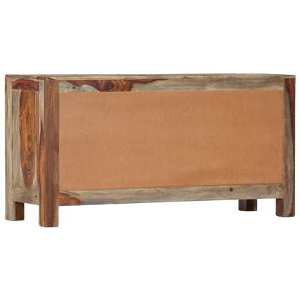 Buffet Gris 100X30X50 Cm Bois Massif
