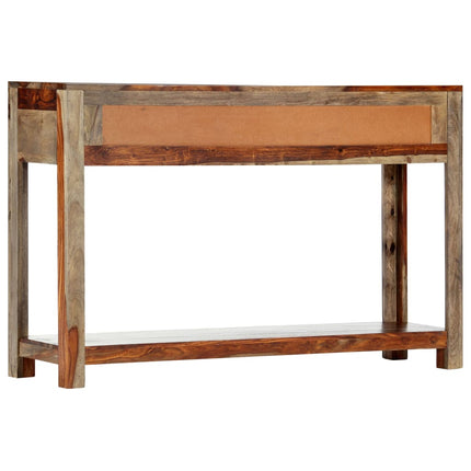 Table Console Avec 3 Tiroirs 120X30X75 Cm Bois Massif