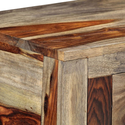 Table Console Avec 3 Tiroirs 120X30X75 Cm Bois Massif