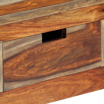 Table Console Avec 3 Tiroirs 120X30X75 Cm Bois Massif