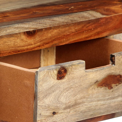 Table Console Avec 3 Tiroirs 120X30X75 Cm Bois Massif