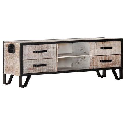 Meuble Tv 120X30X Bois D'acacia Massif