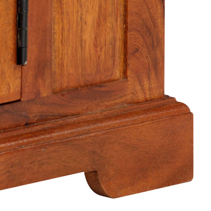 Meuble Tv 119X30X40 Cm Bois D'acacia Massif