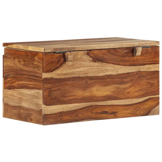 Coffre De Rangement 57X30X30 Cm Bois Massif