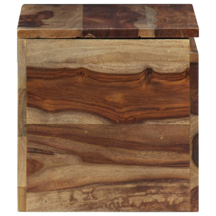Coffre De Rangement 57X30X30 Cm Bois Massif