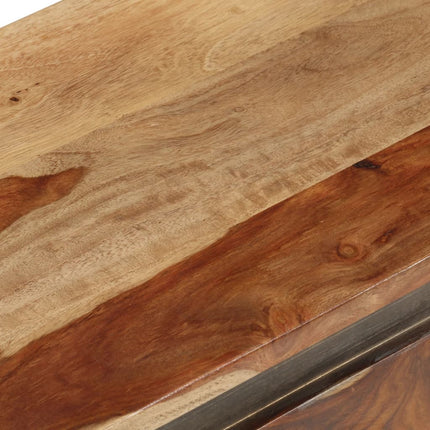 Coffre De Rangement 57X30X30 Cm Bois Massif