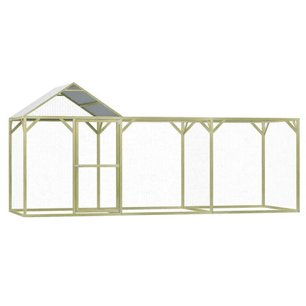 Poulailler 4,5X1,5X2 M Bois De Pin Imprégné