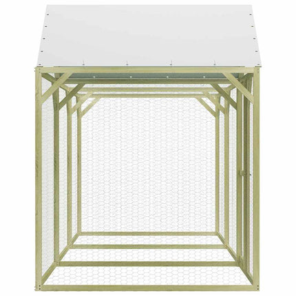 Poulailler 4,5X1,5X2 M Bois De Pin Imprégné