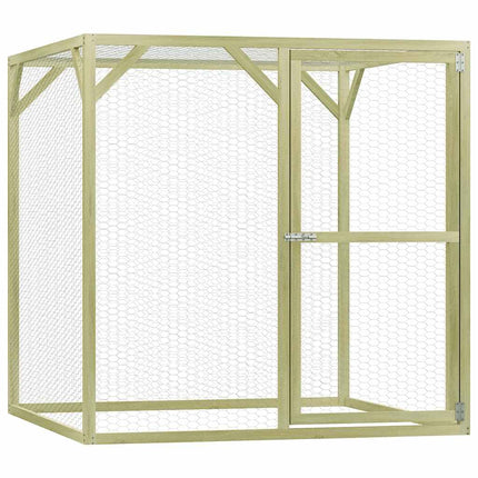 Poulailler 1,5X1,5X1,5 M Bois De Pin Imprégné