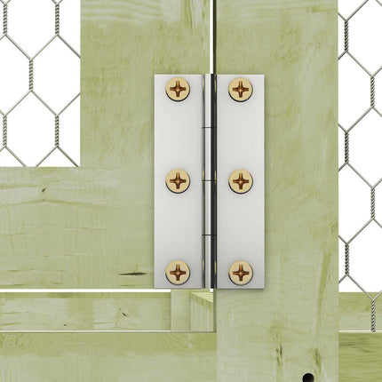 Poulailler 1,5X1,5X1,5 M Bois De Pin Imprégné