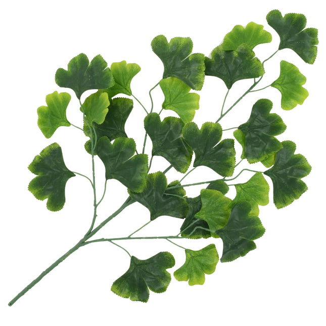 10 Pcs Feuilles Artificielles De Ginkgo 65 Cm