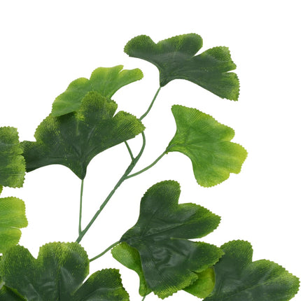 10 Pcs Feuilles Artificielles De Ginkgo 65 Cm