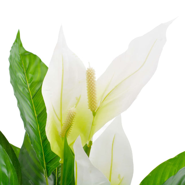 Plante Artificielle Anthurium Avec Pot Blanc