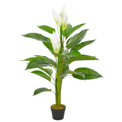 Plante Artificielle Anthurium Avec Pot Blanc