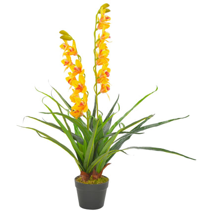 Plante Artificielle Avec Pot Orchidée