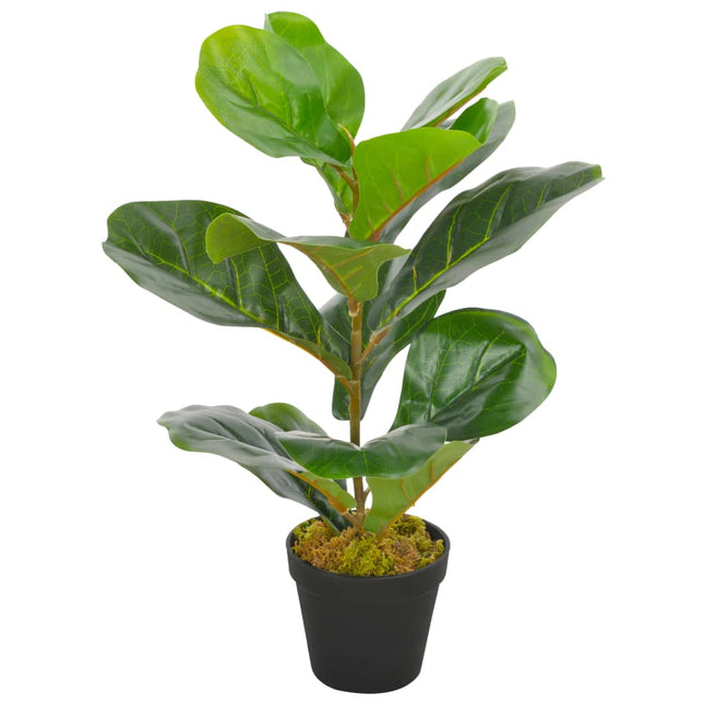 Plante Artificielle Avec Pot Feuilles De Figuier Vert