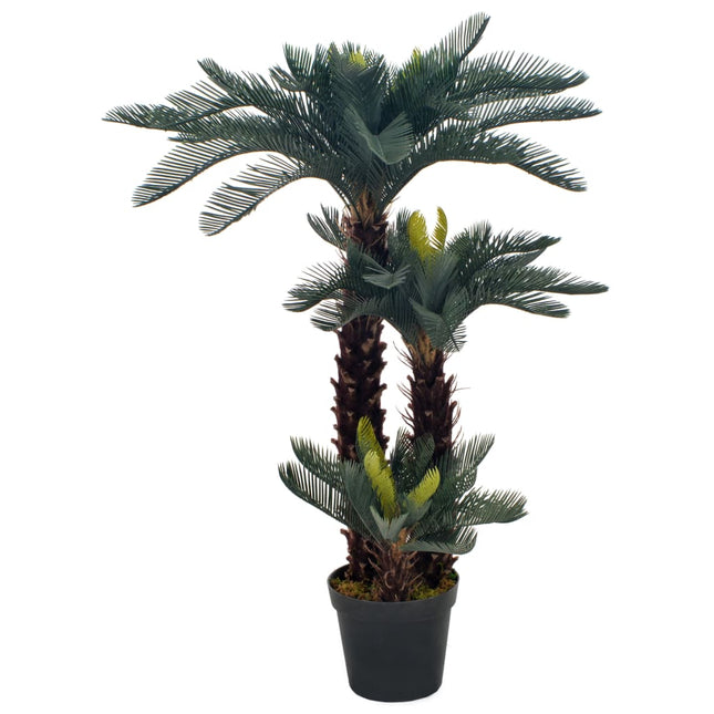 Plante Artificielle Avec Pot Palmier Cycas Vert