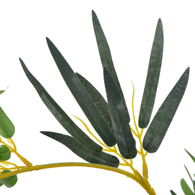 Plante Artificielle Avec Pot Bambou Vert