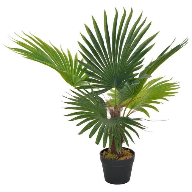 Plante Artificielle Avec Pot Palmier Vert