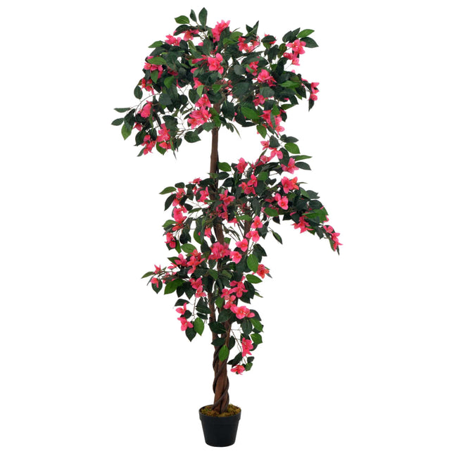 Plante Artificielle Rhodondendron Avec Pot Rose 165 Cm
