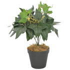 Plante Artificielle Feuilles De Lierre Avec Pot Vert 45 Cm
