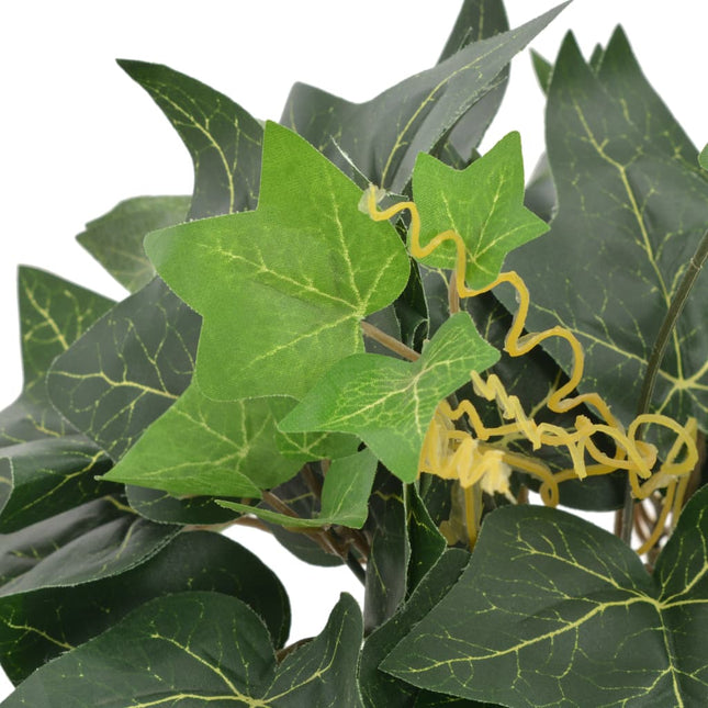 Plante Artificielle Feuilles De Lierre Avec Pot Vert 45 Cm