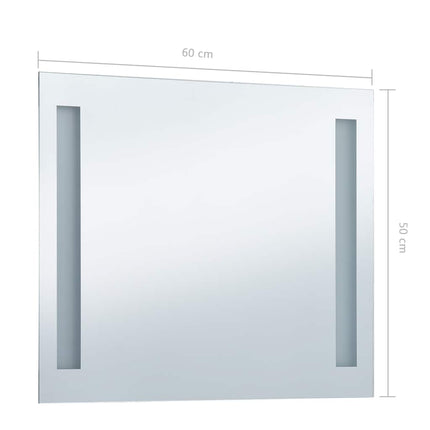 Miroir Mural À Led Pour Salle De Bains