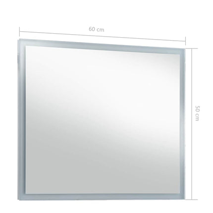 Miroir Mural À Led Pour Salle De Bains