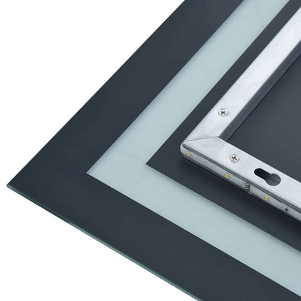 Miroir À Led Pour Salle De Bains Et Capteur Tactile