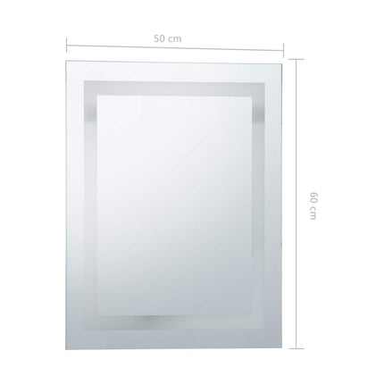 Miroir À Led Pour Salle De Bains Et Capteur Tactile