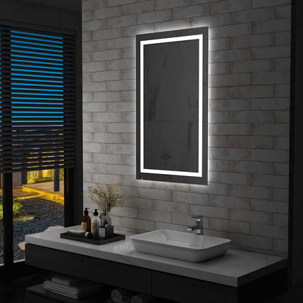 Miroir À Led Pour Salle De Bains Et Capteur Tactile