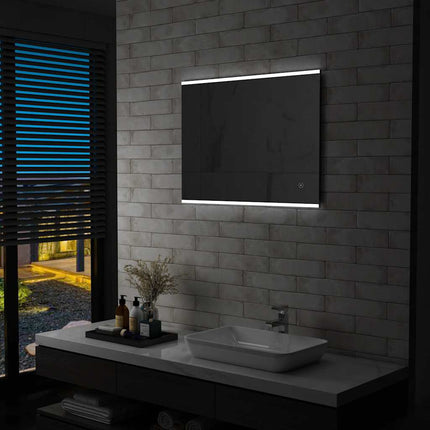 Miroir Mural À Led De Salle De Bain Et Capteur Tactile