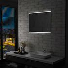 Miroir Mural À Led De Salle De Bain Et Capteur Tactile