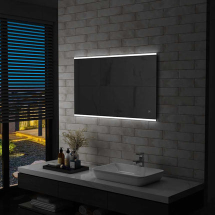 Miroir Mural À Led De Salle De Bain Et Capteur Tactile