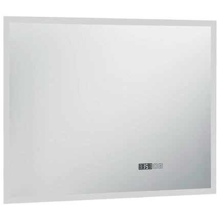 Miroir À Led Et Capteur Tactile Et Affichage D'heure