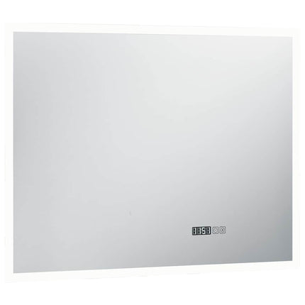 Miroir À Led Et Capteur Tactile Et Affichage D'heure