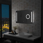 Miroir Mural À Led De Salle De Bain Et Capteur Tactile
