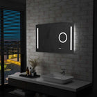 Miroir Mural À Led De Salle De Bain Et Capteur Tactile