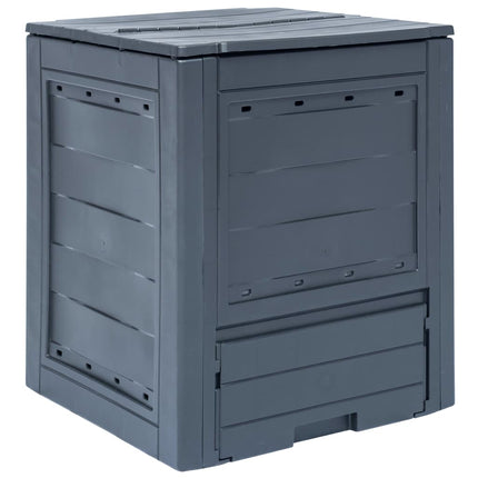 Composteurs De Jardin 2 Pcs Gris 60X60X73 Cm