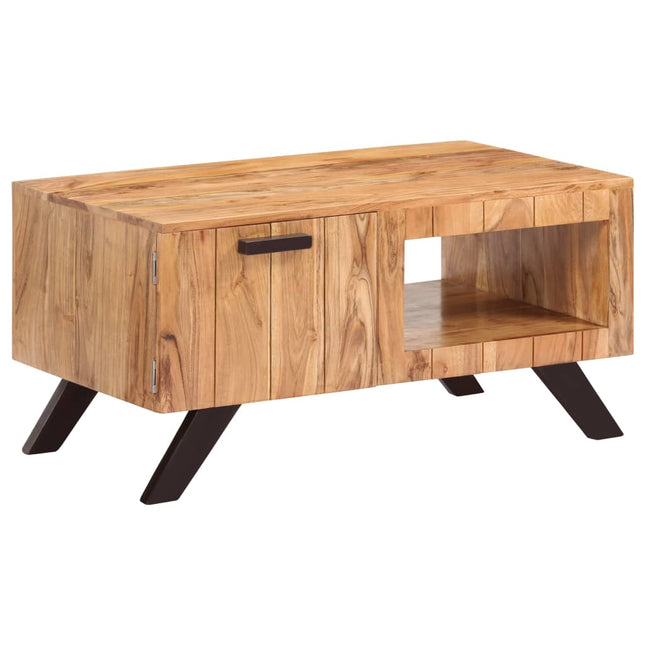 Table Basse 90X50X45 Cm Bois D'acacia Massif